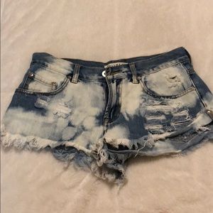 Jean shorts